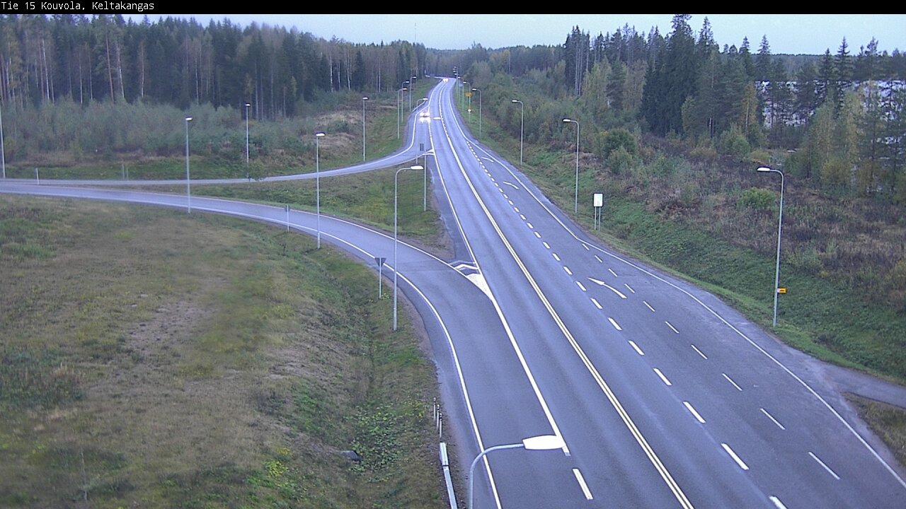 Weather Camera Image Road 15 Kouvola, Keltakangas, Kouvola, Kymenlaakso
