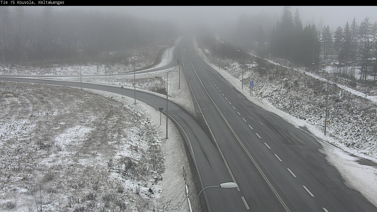 Weather Camera Image Väg 15 Kouvola, Keltakangas, Kouvola, Kymenlaakso