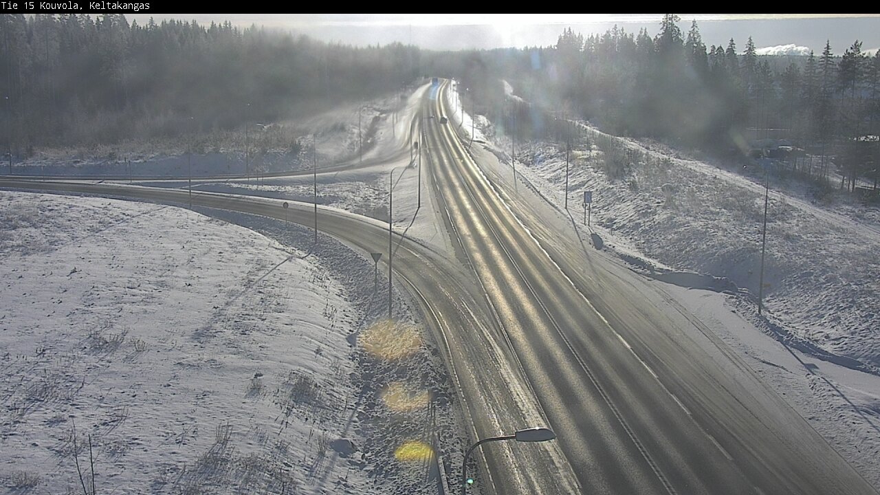 Weather Camera Image Road 15 Kouvola, Keltakangas, Kouvola, Kymenlaakso