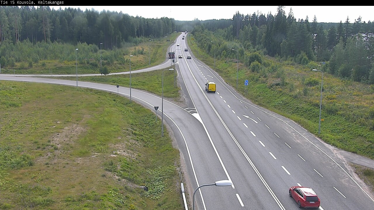Weather Camera Image Väg 15 Kouvola, Keltakangas, Kouvola, Kymenlaakso