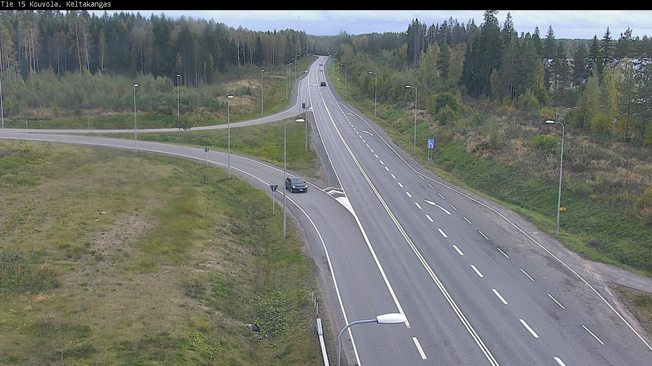 Weather Camera Image Road 15 Kouvola, Keltakangas, Kouvola, Kymenlaakso