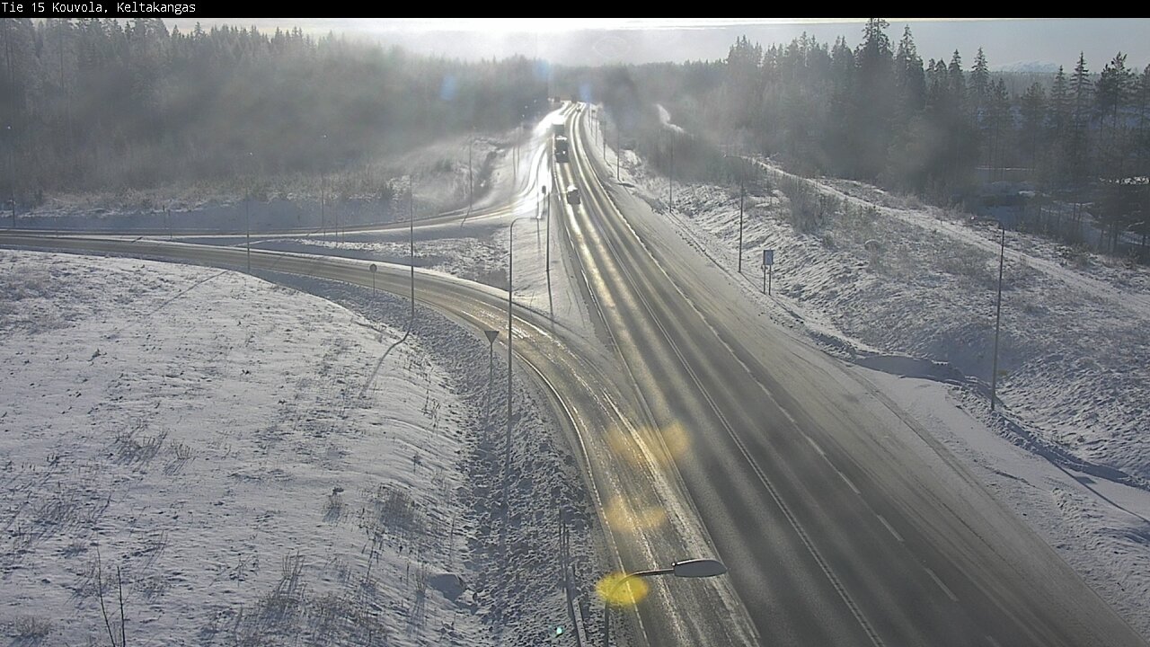 Weather Camera Image Road 15 Kouvola, Keltakangas, Kouvola, Kymenlaakso
