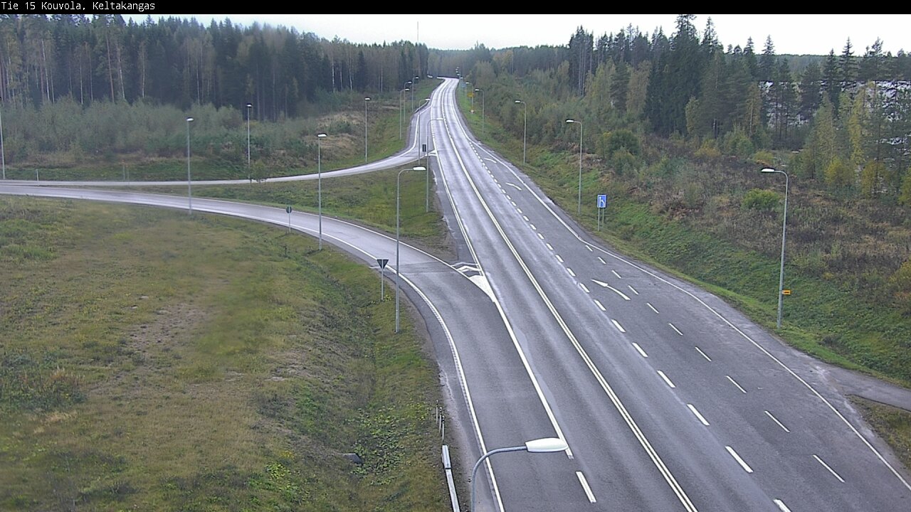 Weather Camera Image Road 15 Kouvola, Keltakangas, Kouvola, Kymenlaakso