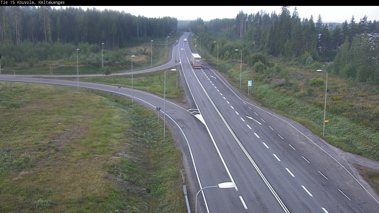 Weather Camera Image Väg 15 Kouvola, Keltakangas, Kouvola, Kymenlaakso