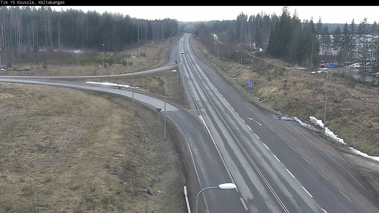 Weather Camera Image Road 15 Kouvola, Keltakangas, Kouvola, Kymenlaakso