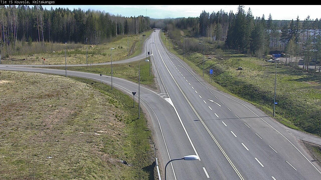 Weather Camera Image Road 15 Kouvola, Keltakangas, Kouvola, Kymenlaakso