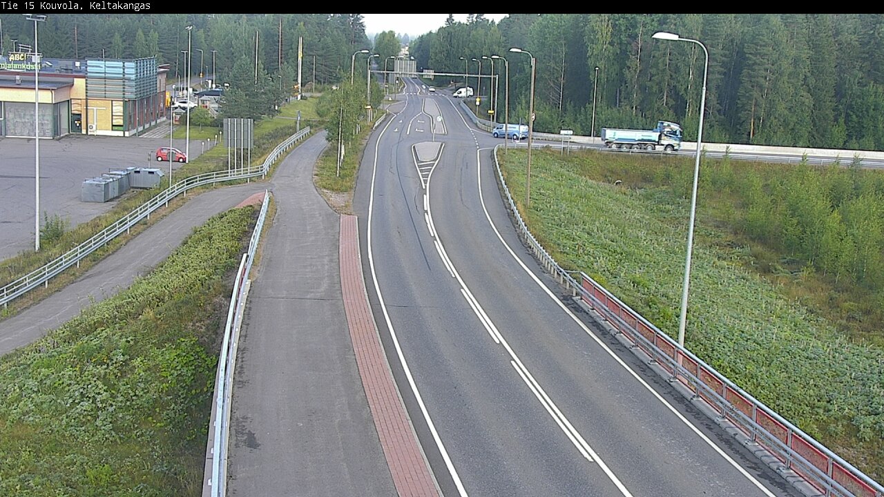 Weather Camera Image Road 15 Kouvola, Keltakangas, Kouvola, Kymenlaakso