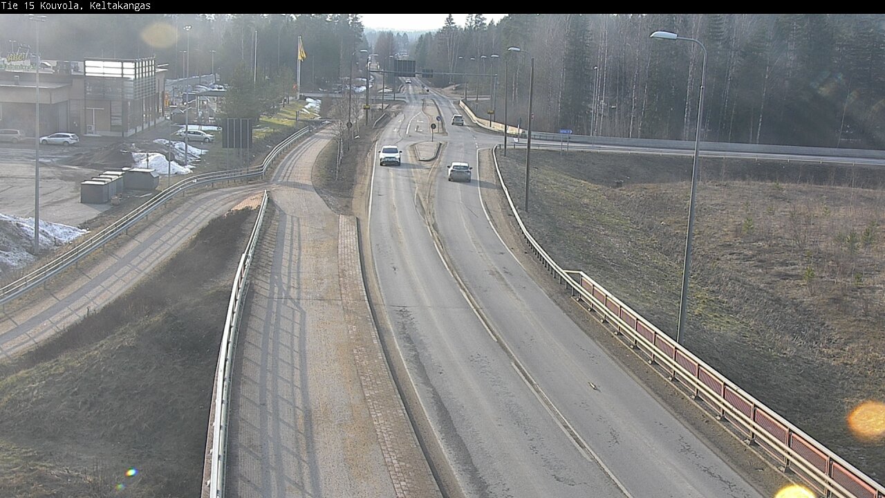 Weather Camera Image Väg 15 Kouvola, Keltakangas, Kouvola, Kymenlaakso