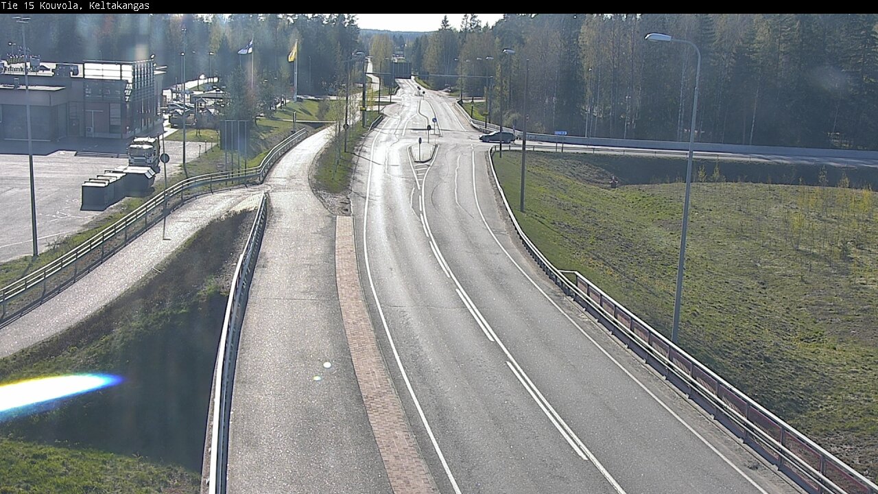Weather Camera Image Väg 15 Kouvola, Keltakangas, Kouvola, Kymenlaakso