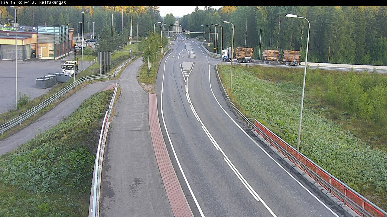 Weather Camera Image Road 15 Kouvola, Keltakangas, Kouvola, Kymenlaakso