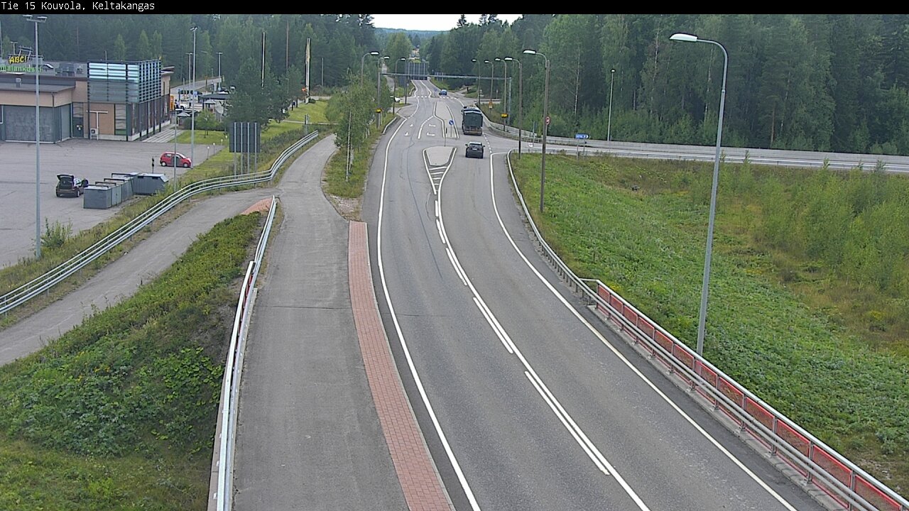 Weather Camera Image Road 15 Kouvola, Keltakangas, Kouvola, Kymenlaakso