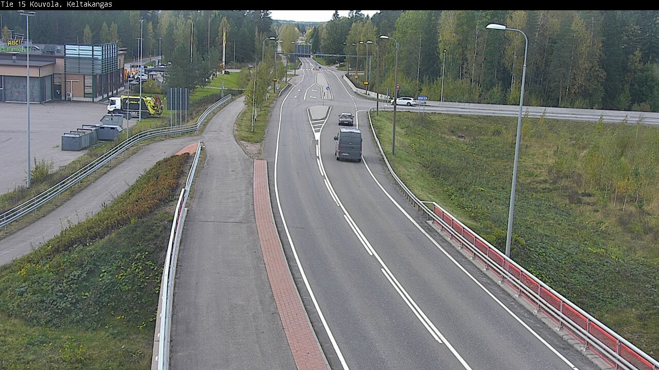 Weather Camera Image Road 15 Kouvola, Keltakangas, Kouvola, Kymenlaakso