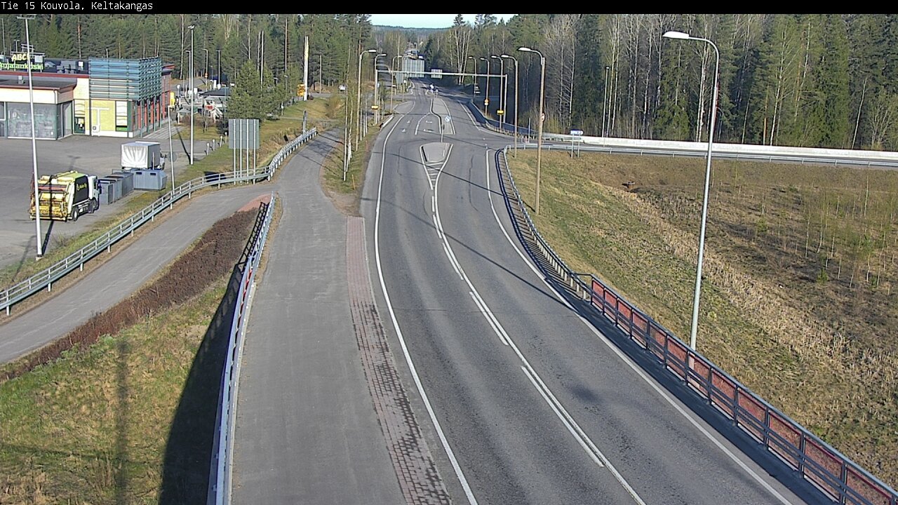 Weather Camera Image Road 15 Kouvola, Keltakangas, Kouvola, Kymenlaakso