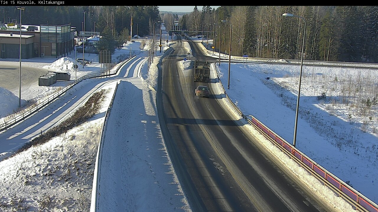 Weather Camera Image Road 15 Kouvola, Keltakangas, Kouvola, Kymenlaakso