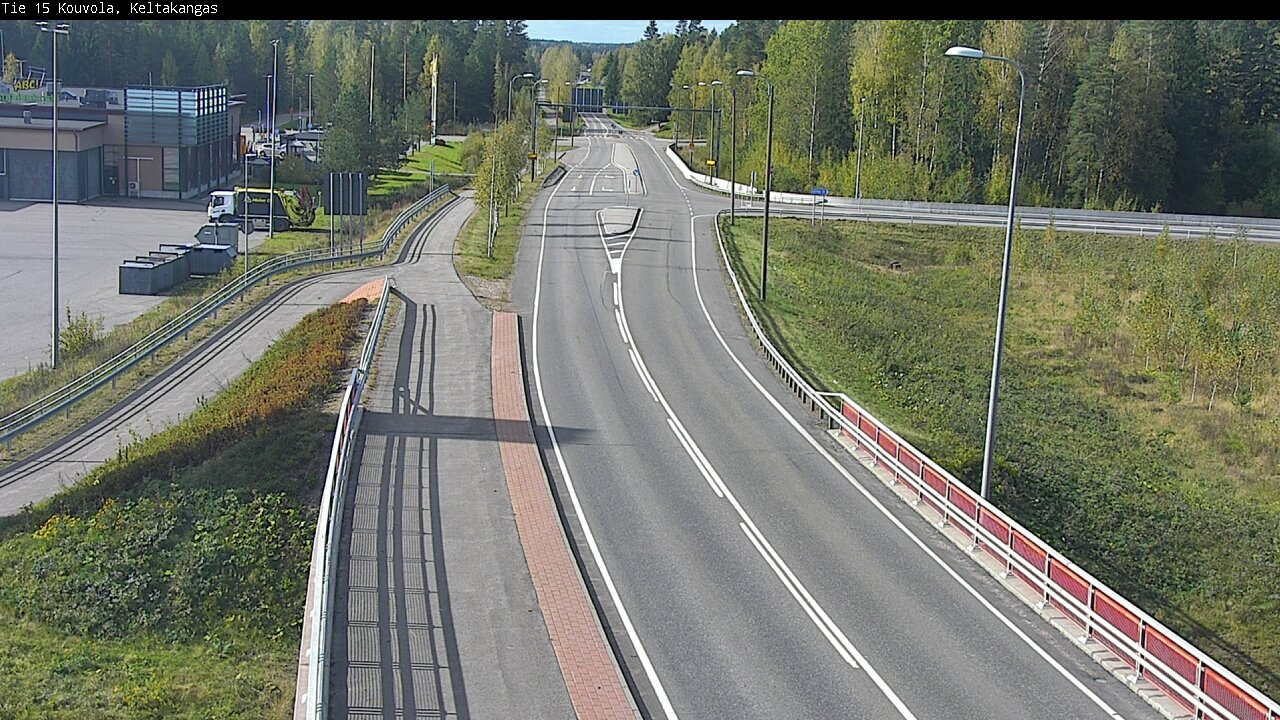 Weather Camera Image Road 15 Kouvola, Keltakangas, Kouvola, Kymenlaakso
