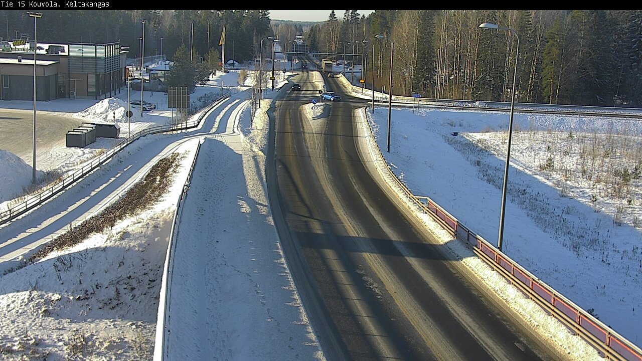 Weather Camera Image Road 15 Kouvola, Keltakangas, Kouvola, Kymenlaakso