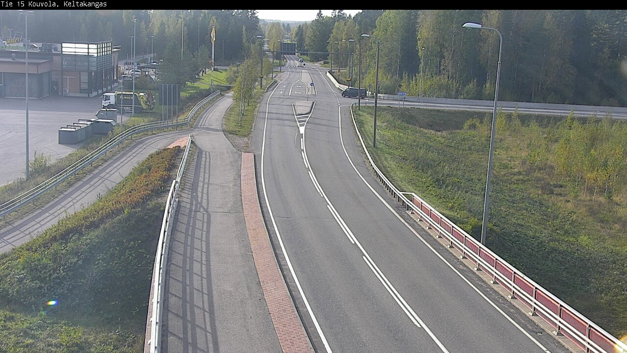 Weather Camera Image Road 15 Kouvola, Keltakangas, Kouvola, Kymenlaakso