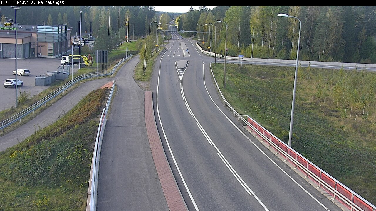 Weather Camera Image Road 15 Kouvola, Keltakangas, Kouvola, Kymenlaakso