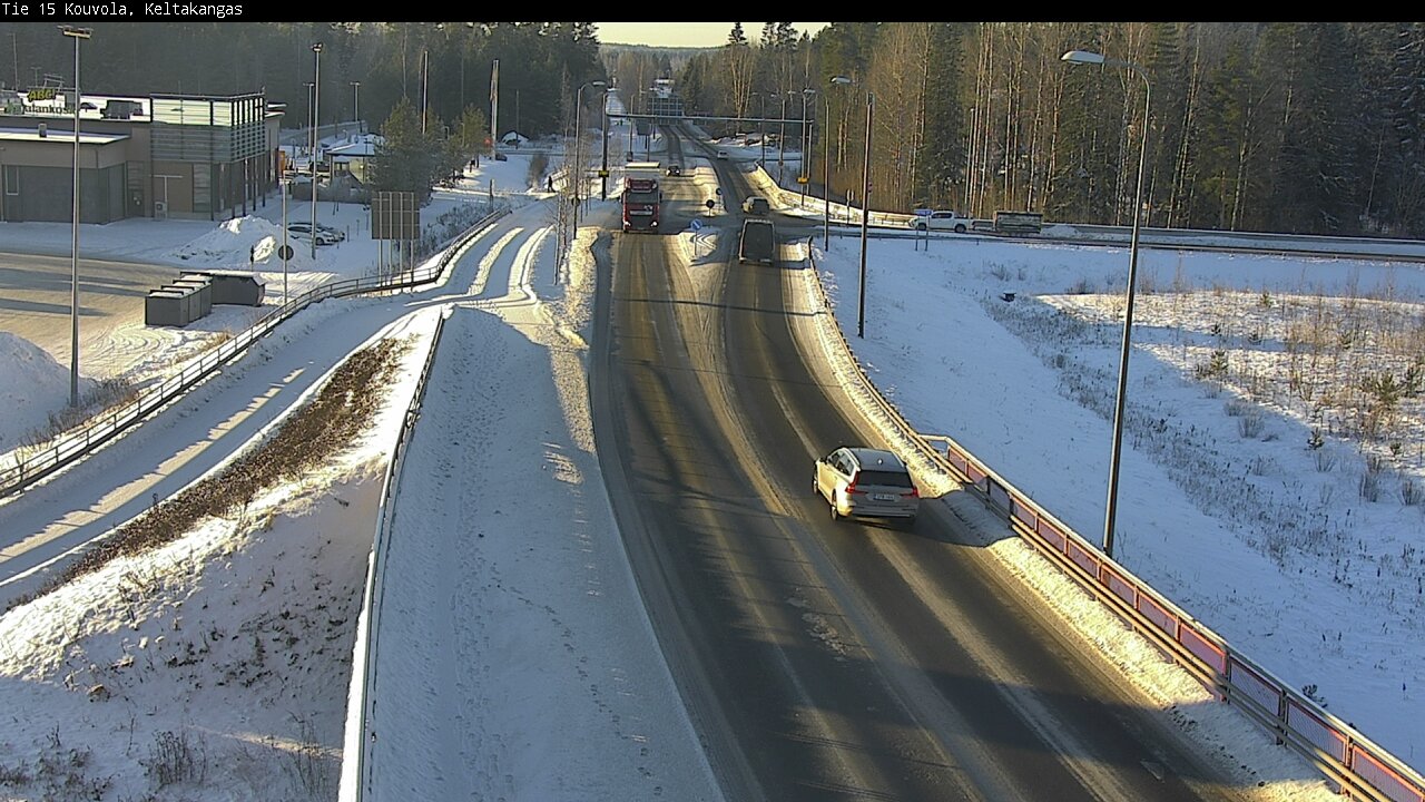 Weather Camera Image Road 15 Kouvola, Keltakangas, Kouvola, Kymenlaakso