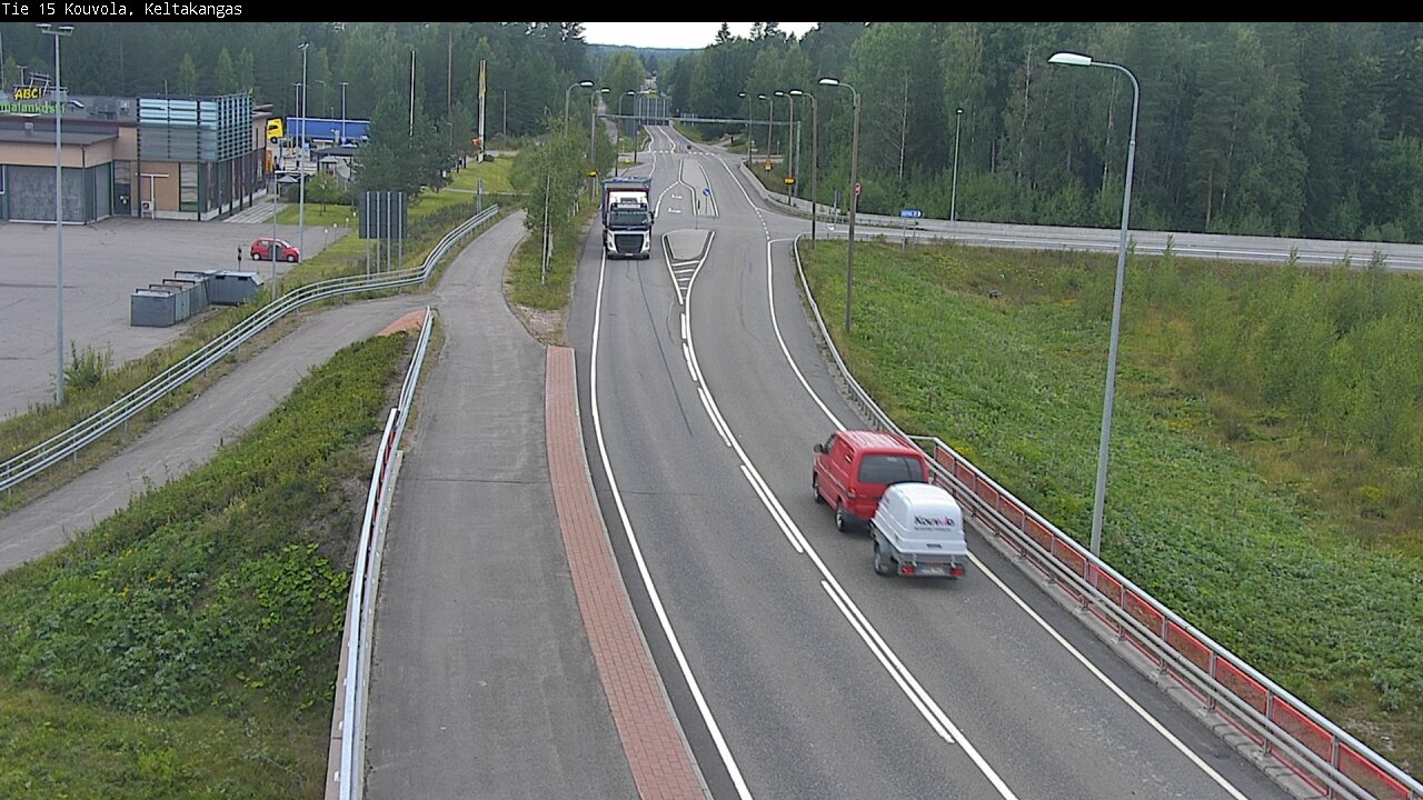 Weather Camera Image Road 15 Kouvola, Keltakangas, Kouvola, Kymenlaakso