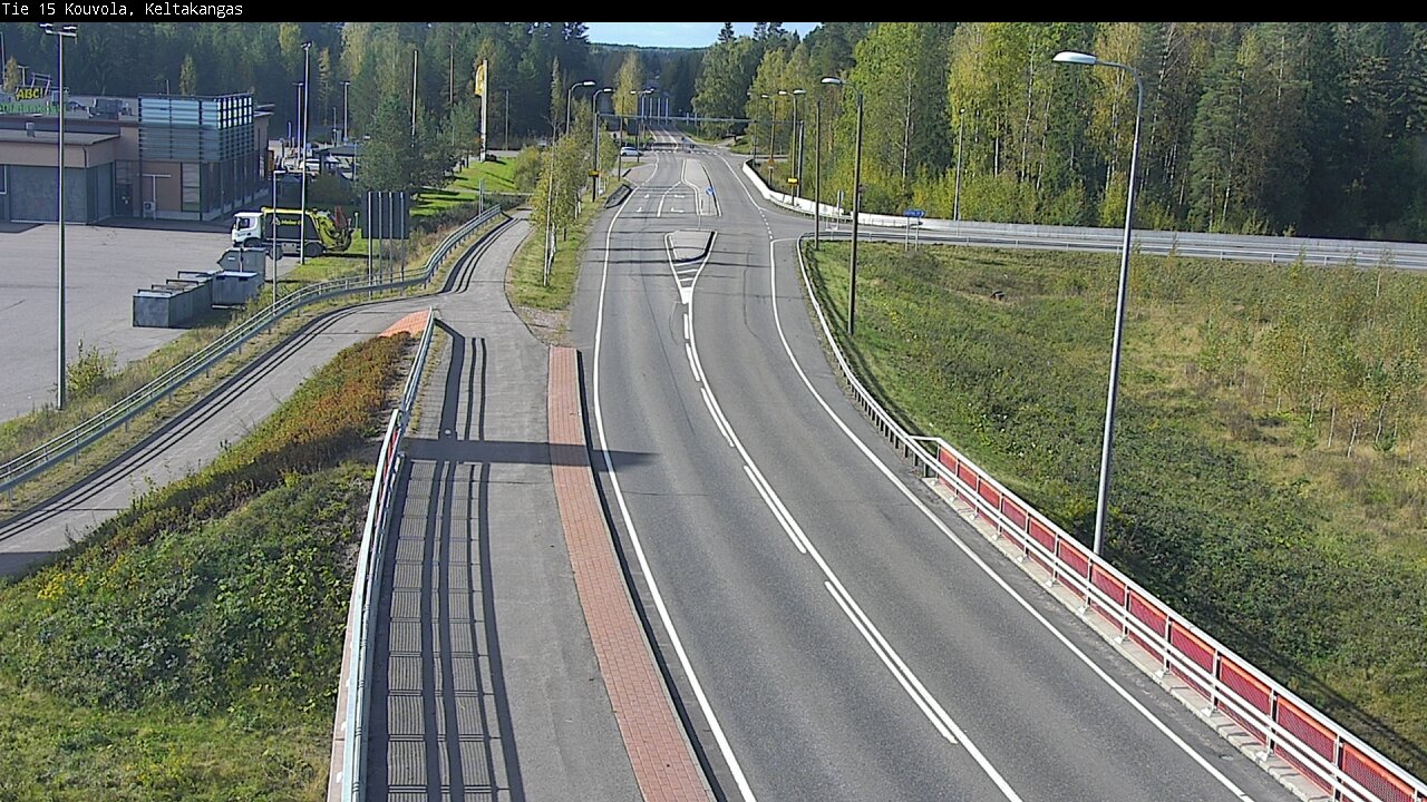 Weather Camera Image Road 15 Kouvola, Keltakangas, Kouvola, Kymenlaakso