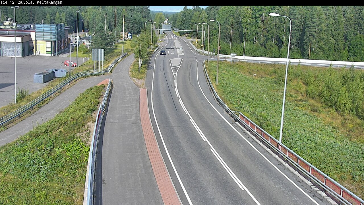 Weather Camera Image Road 15 Kouvola, Keltakangas, Kouvola, Kymenlaakso