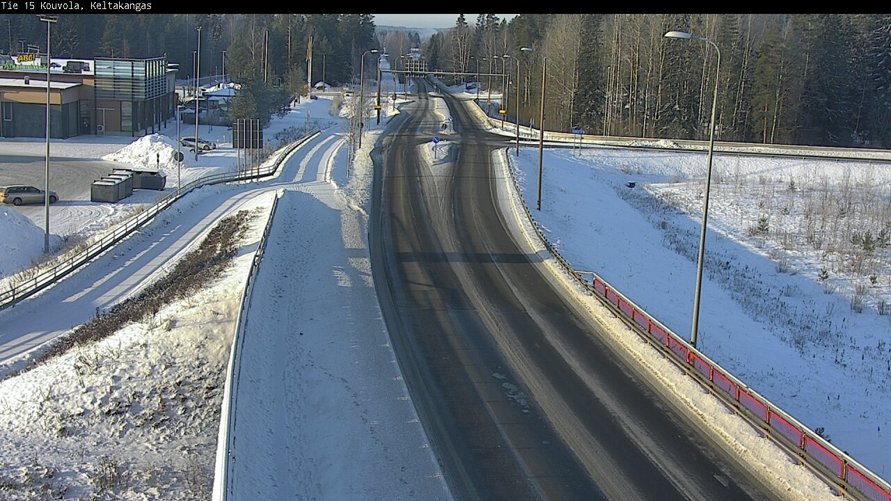 Weather Camera Image Väg 15 Kouvola, Keltakangas, Kouvola, Kymenlaakso