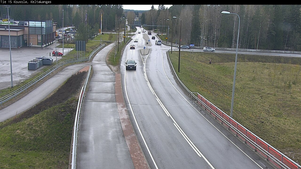 Weather Camera Image Väg 15 Kouvola, Keltakangas, Kouvola, Kymenlaakso