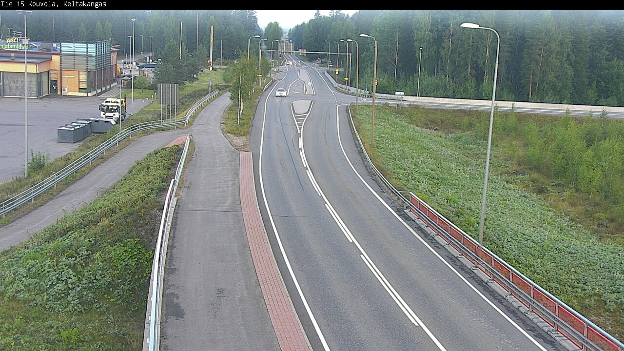 Weather Camera Image Road 15 Kouvola, Keltakangas, Kouvola, Kymenlaakso