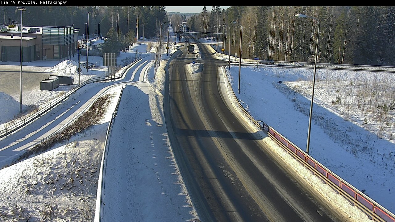 Weather Camera Image Road 15 Kouvola, Keltakangas, Kouvola, Kymenlaakso