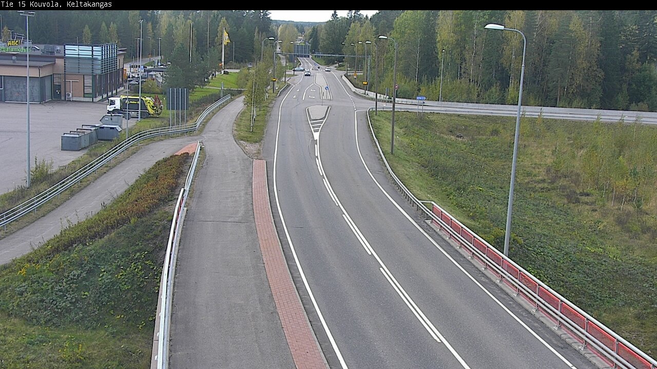 Weather Camera Image Road 15 Kouvola, Keltakangas, Kouvola, Kymenlaakso