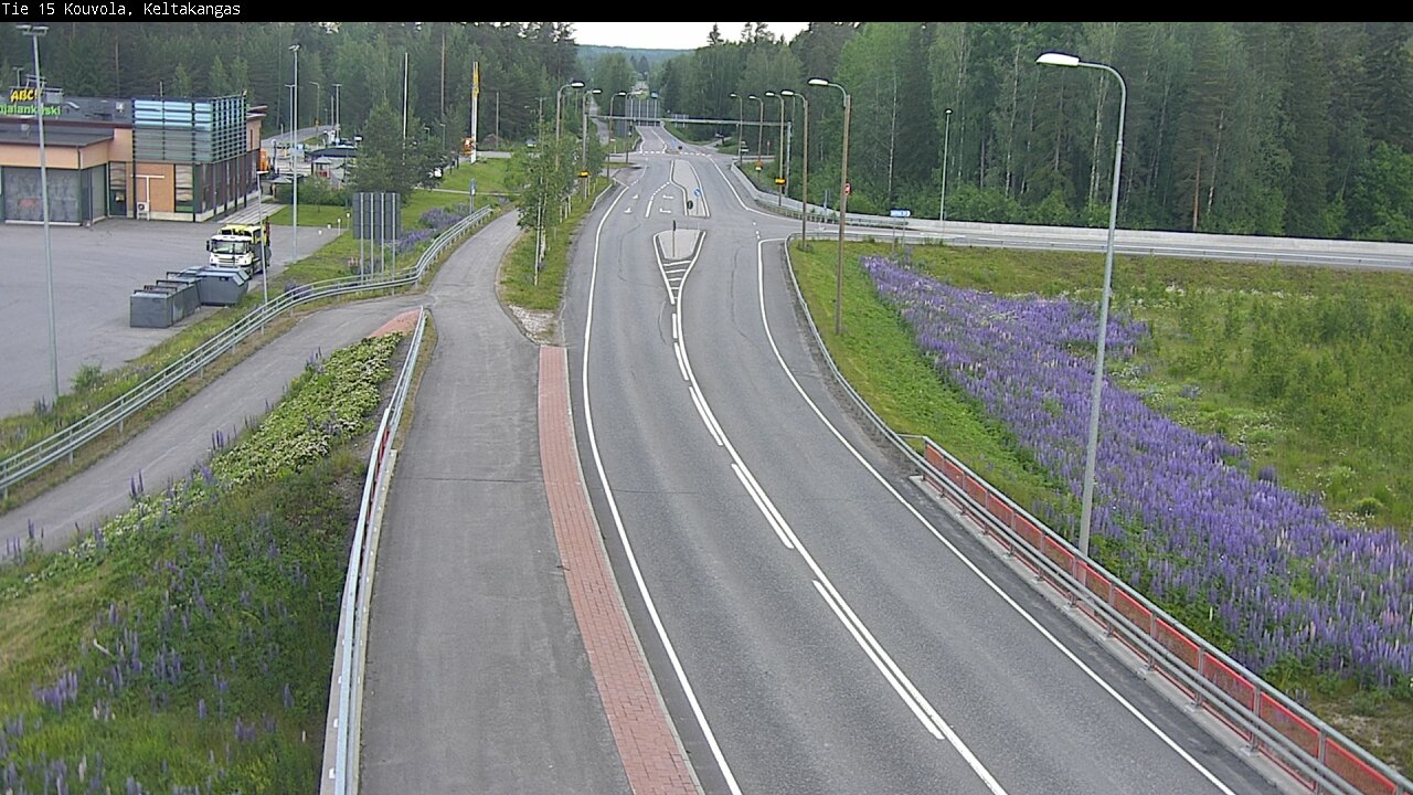Weather Camera Image Road 15 Kouvola, Keltakangas, Kouvola, Kymenlaakso