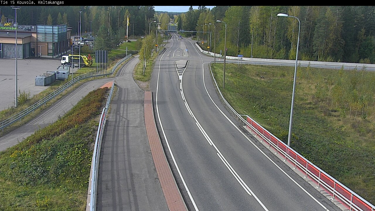 Weather Camera Image Road 15 Kouvola, Keltakangas, Kouvola, Kymenlaakso