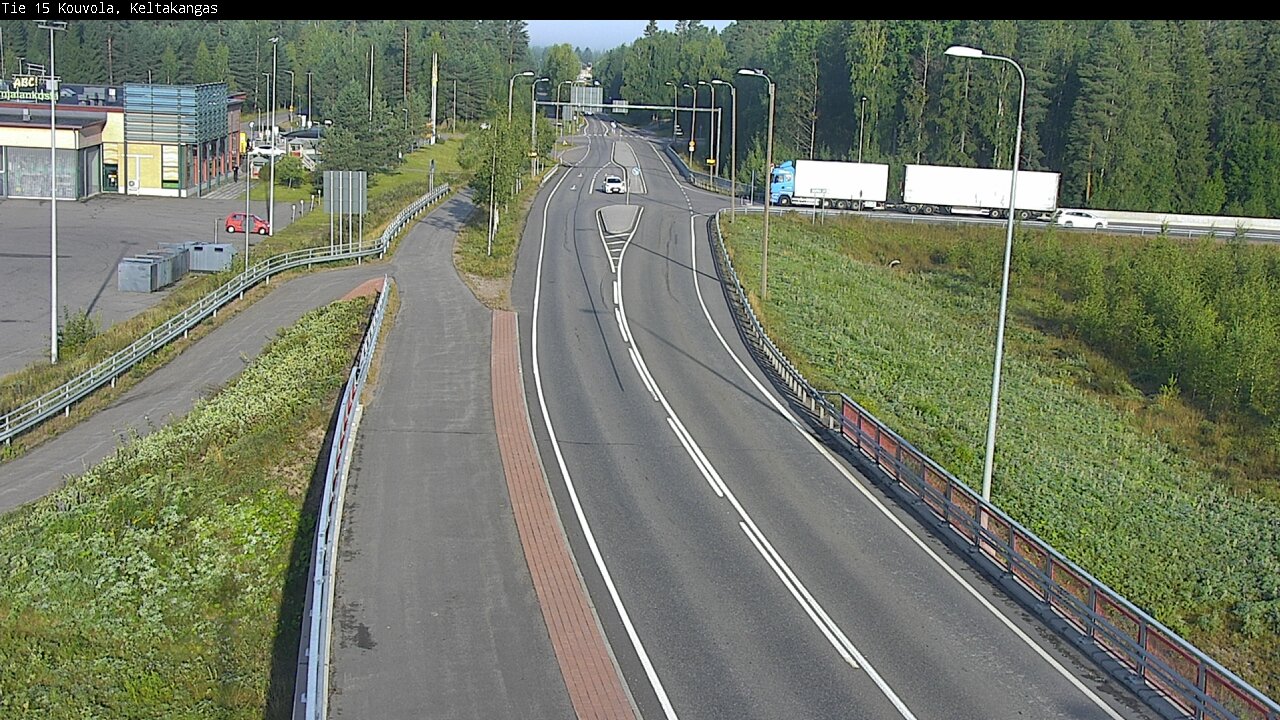 Weather Camera Image Road 15 Kouvola, Keltakangas, Kouvola, Kymenlaakso