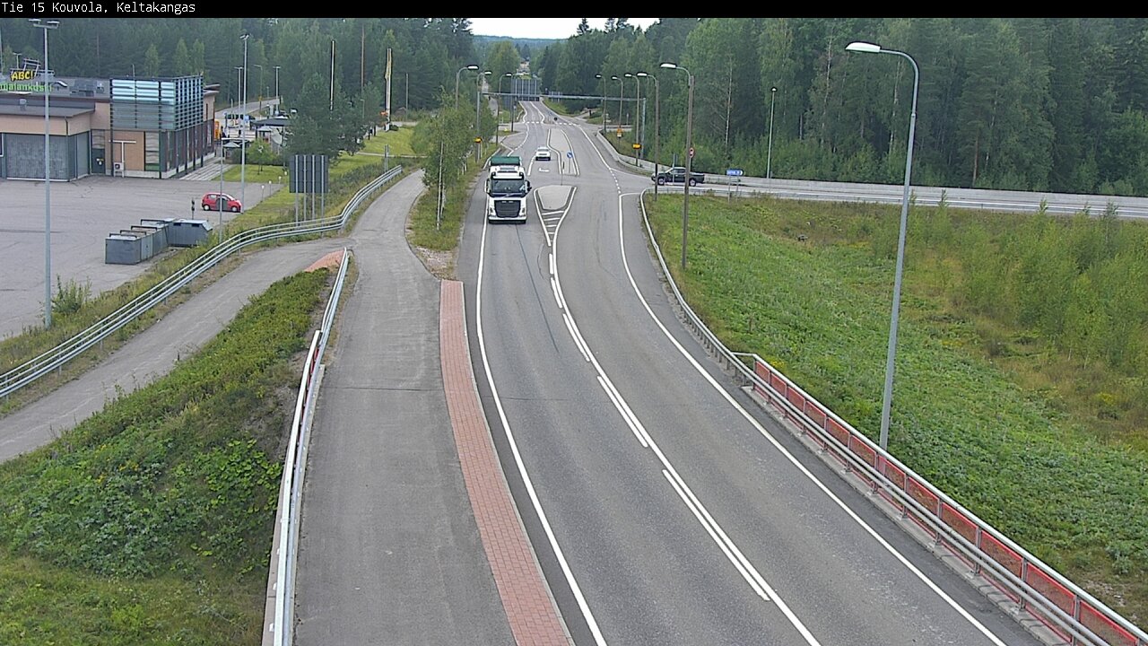 Weather Camera Image Väg 15 Kouvola, Keltakangas, Kouvola, Kymenlaakso