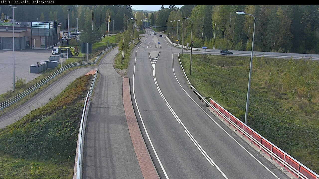 Weather Camera Image Road 15 Kouvola, Keltakangas, Kouvola, Kymenlaakso