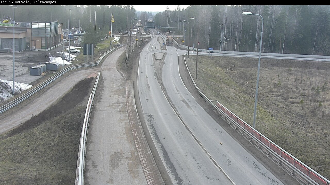 Weather Camera Image Väg 15 Kouvola, Keltakangas, Kouvola, Kymenlaakso