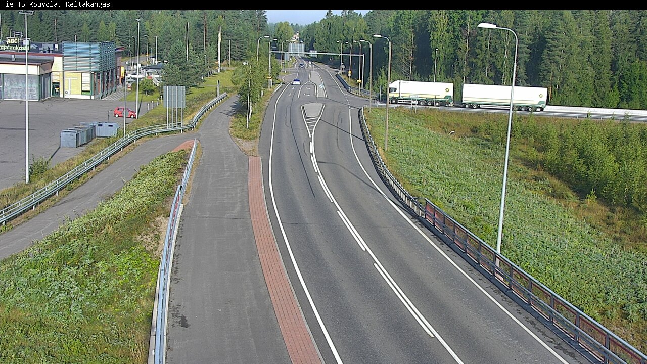 Weather Camera Image Road 15 Kouvola, Keltakangas, Kouvola, Kymenlaakso