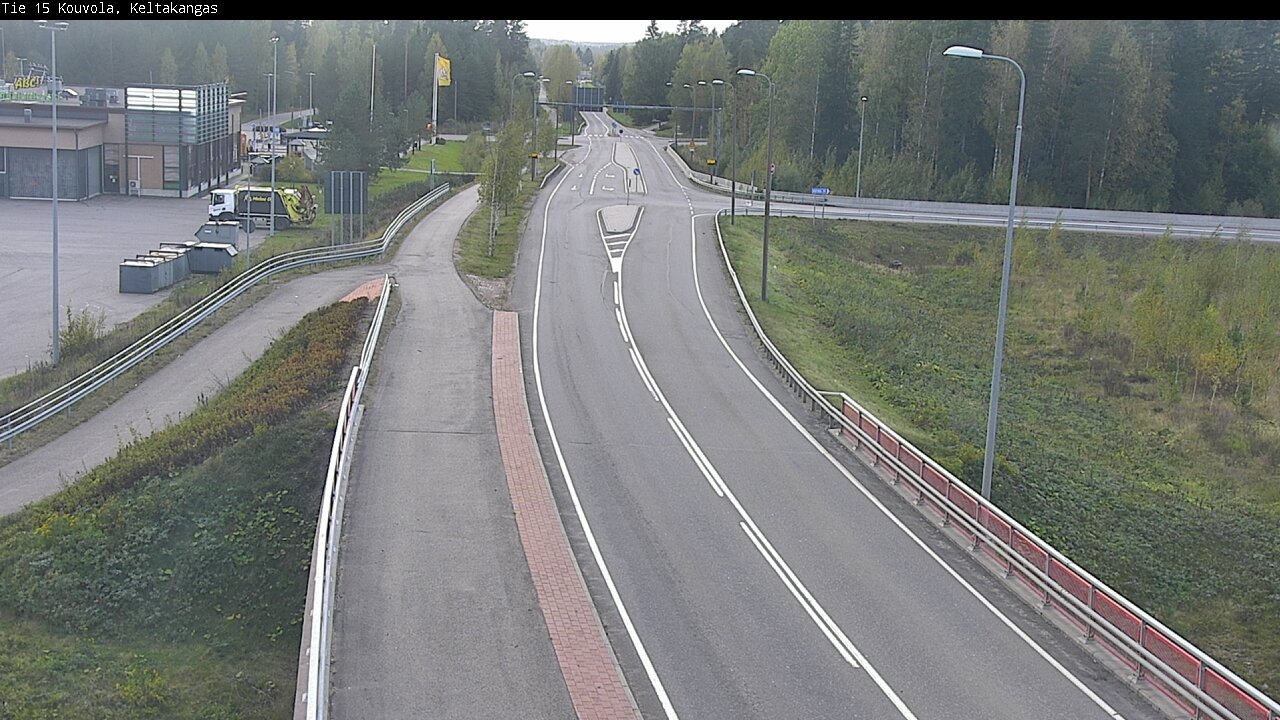 Weather Camera Image Road 15 Kouvola, Keltakangas, Kouvola, Kymenlaakso