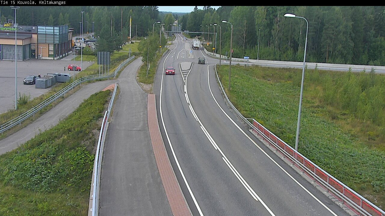 Weather Camera Image Road 15 Kouvola, Keltakangas, Kouvola, Kymenlaakso