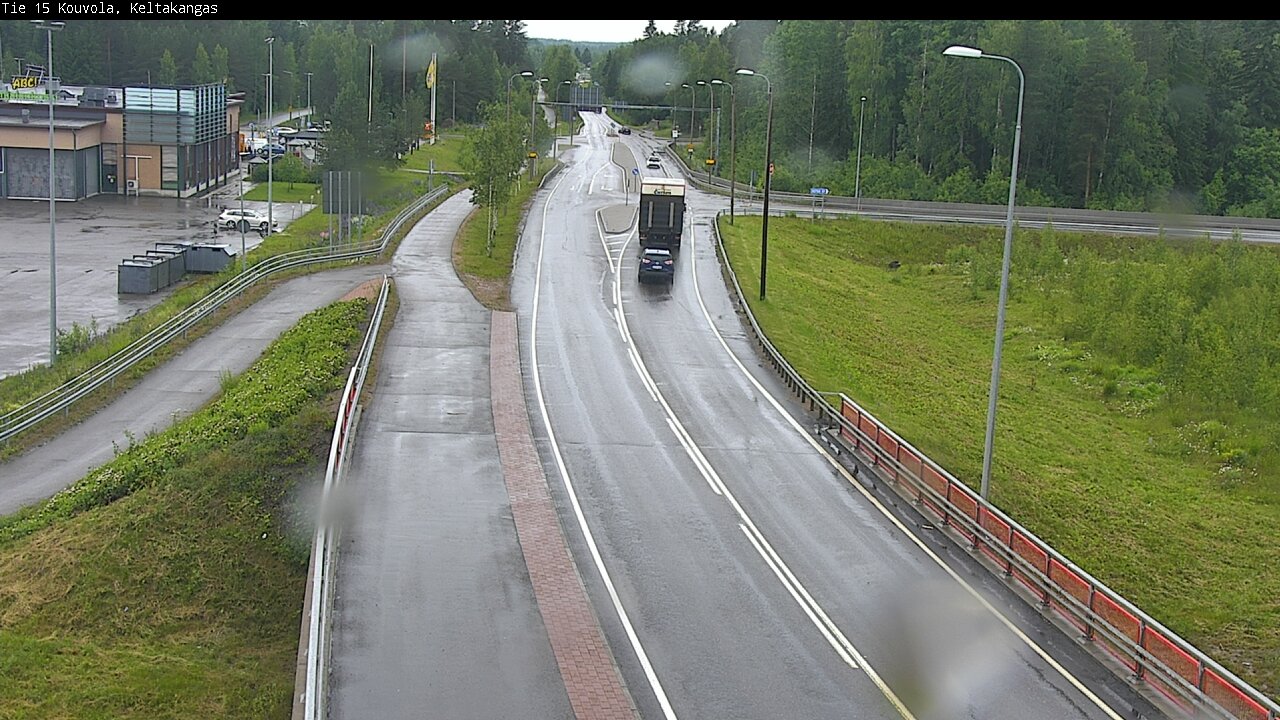 Weather Camera Image Väg 15 Kouvola, Keltakangas, Kouvola, Kymenlaakso