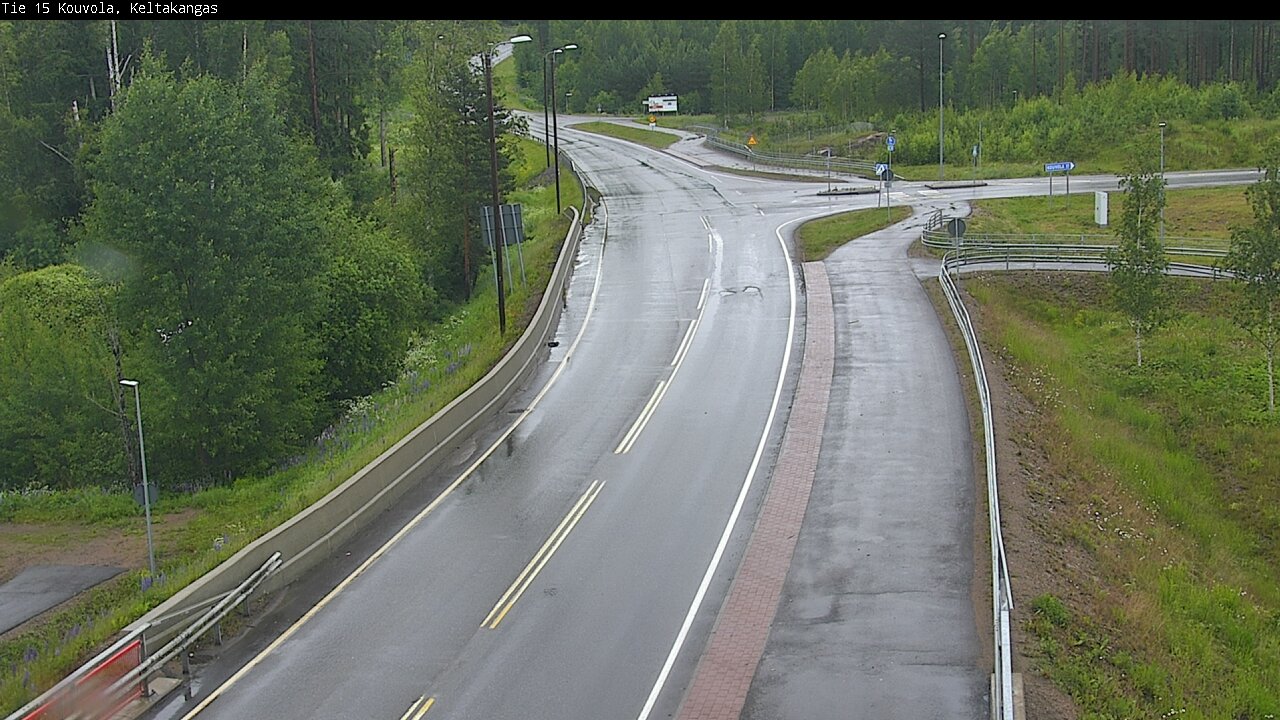 Weather Camera Image Road 15 Kouvola, Keltakangas, Kouvola, Kymenlaakso