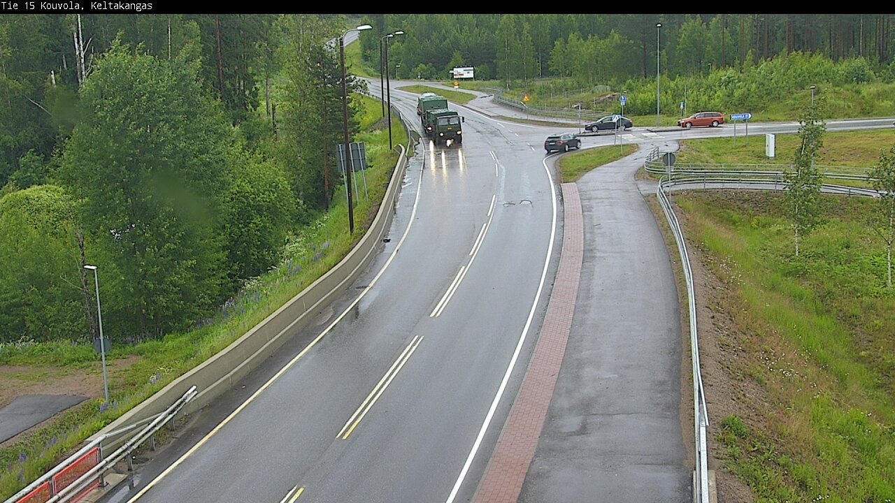 Weather Camera Image Road 15 Kouvola, Keltakangas, Kouvola, Kymenlaakso