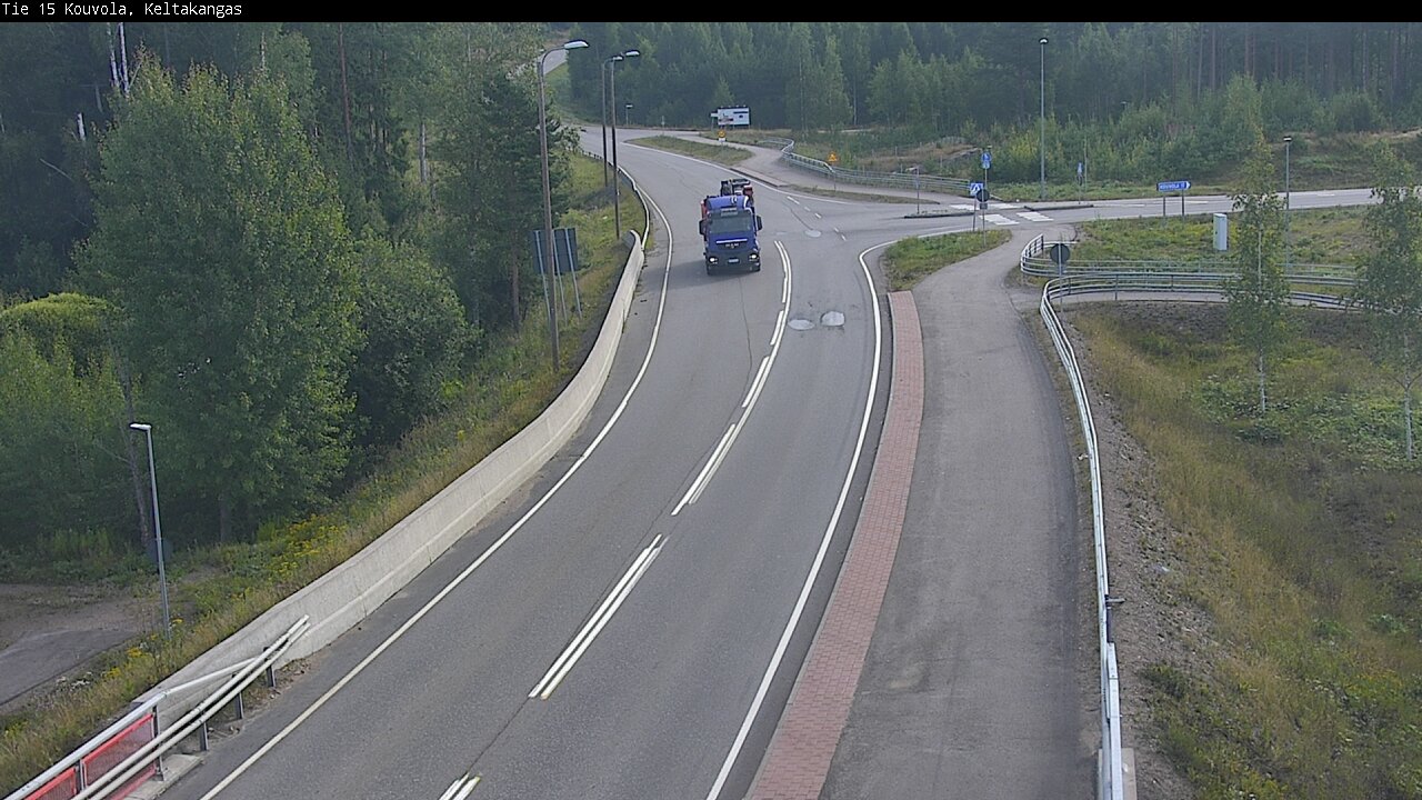 Weather Camera Image Väg 15 Kouvola, Keltakangas, Kouvola, Kymenlaakso