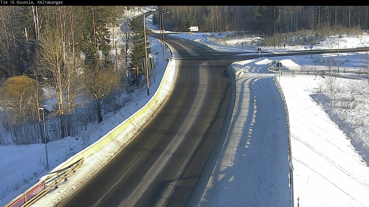 Weather Camera Image Road 15 Kouvola, Keltakangas, Kouvola, Kymenlaakso