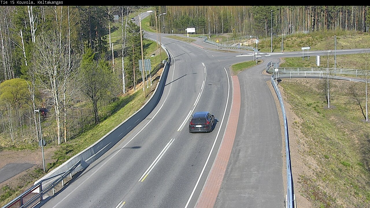 Weather Camera Image Väg 15 Kouvola, Keltakangas, Kouvola, Kymenlaakso