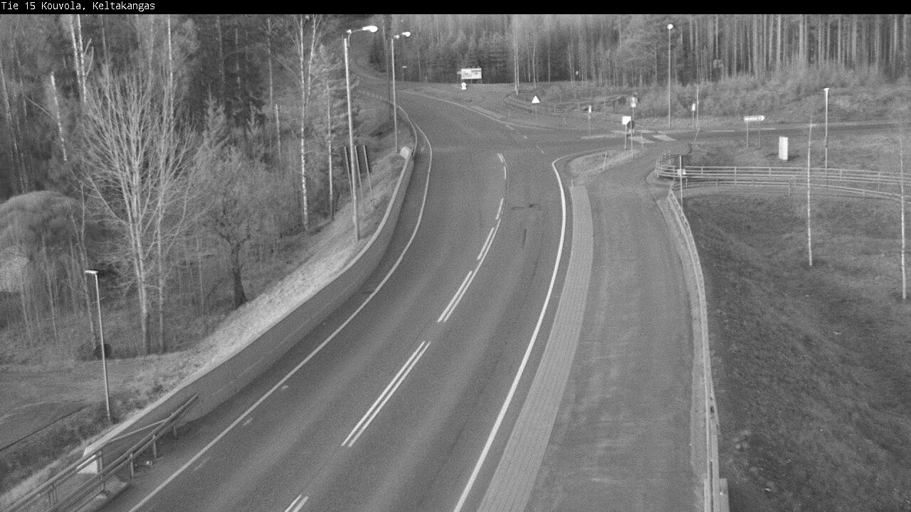 Weather Camera Image Väg 15 Kouvola, Keltakangas, Kouvola, Kymenlaakso