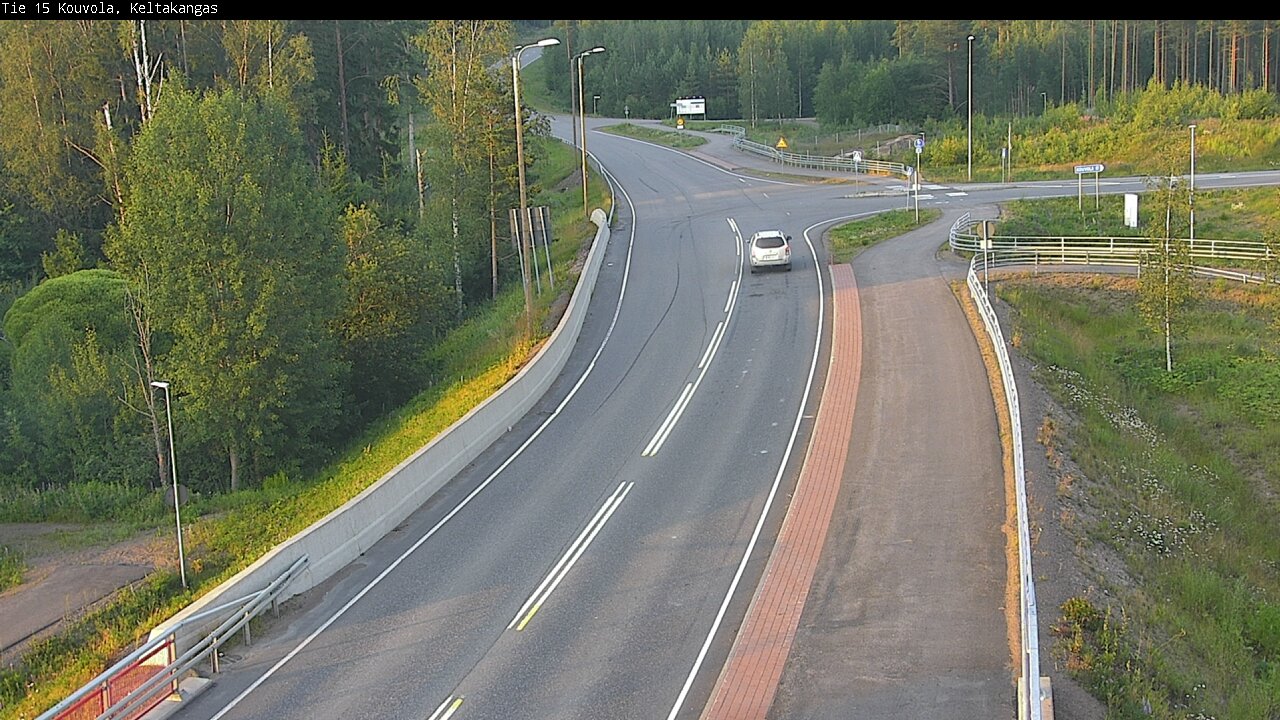 Weather Camera Image Road 15 Kouvola, Keltakangas, Kouvola, Kymenlaakso
