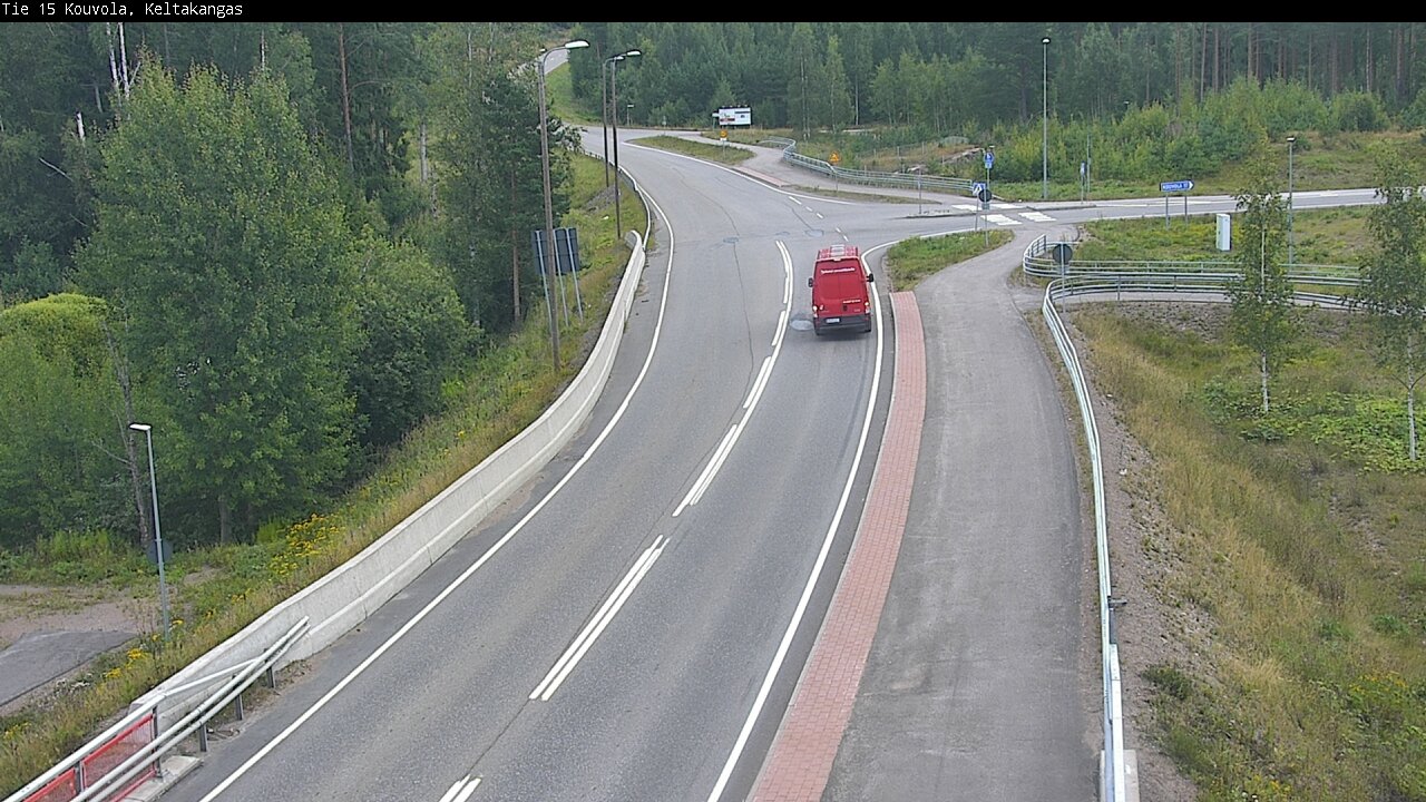 Weather Camera Image Väg 15 Kouvola, Keltakangas, Kouvola, Kymenlaakso