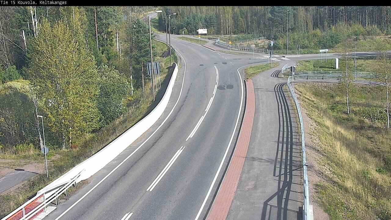 Weather Camera Image Road 15 Kouvola, Keltakangas, Kouvola, Kymenlaakso